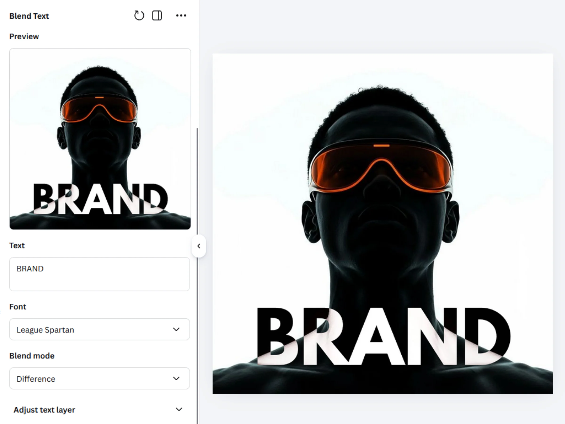 Blend Text